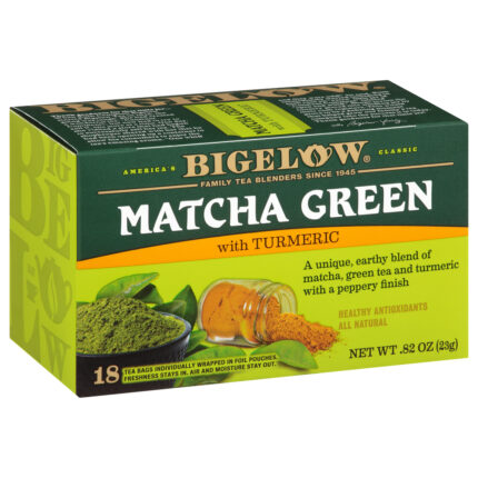 Bigelw Tea,Matcha Green,Tumeric 18 Bag