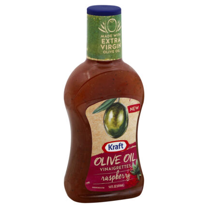 Kraft, Vinaigrette Raspberry Olive Oil, Case Of 6, 14 Fl Oz