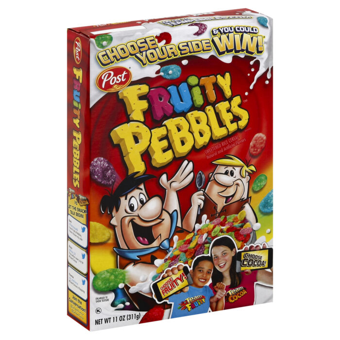 Post, Fruity Pebbles Cereal, Case Of 12, 11 Oz - Image 1