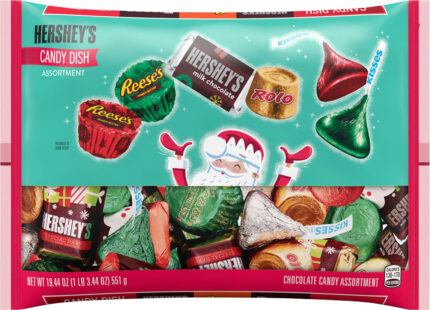 Hershey'S, Christmas Candy Assorted Reese'S Miniatures Candy Variety Bag, Case Of 18, 19.44 Oz
