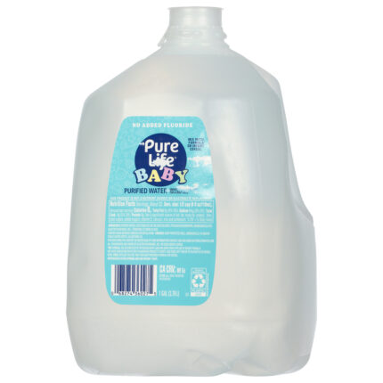 Pure Life, Baby Purified Water, Case Of 6, 128 Fl Oz
