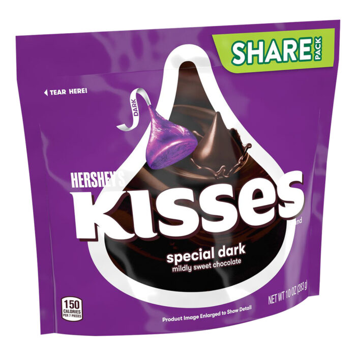 Hershey'S, Share Pack Special Dark Mildly Sweet Chocolate, Case Of 8, 10 Oz - Image 1