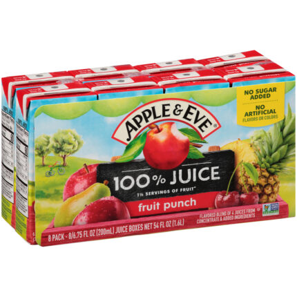 Apple & Eve, 100% Juice Fruit Punch, Case Of 5, 54 Oz