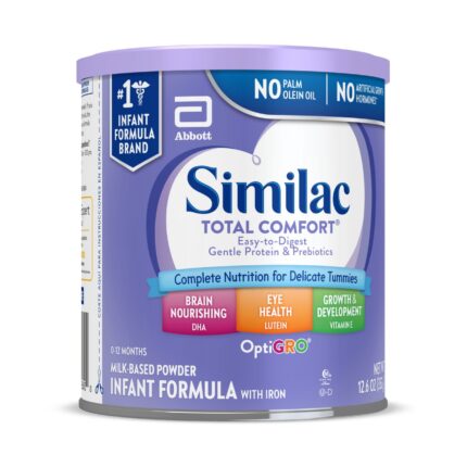 Similac, Total Comfort Optigro Milk-Based Powder Infant Formula With Iron, Case Of 6, 12.6 Oz