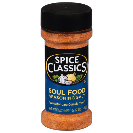 Spice Classics, Soul Food Seasoning Salt Shaker, Case Of 12, 5.12 Oz
