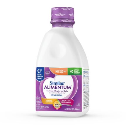 Similac, Hypoallergenic For Food Allergies & Colic Ready To Feed Infant Formula, Case Of 6, 32 Fl Oz