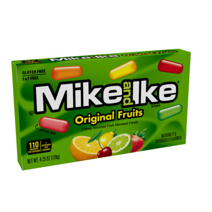 Mike And Ike, Original Fruits Candy, Case Of 12, 4.25 Oz