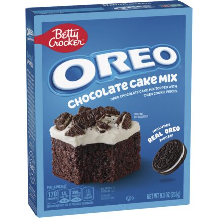 Betty Crocker, Oreo Chocolate Cake Mix, Case Of 6, 9.3 Oz
