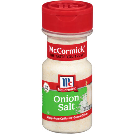Mccormick, Onion Salt Shaker, Case Of 6, 5.12 Oz