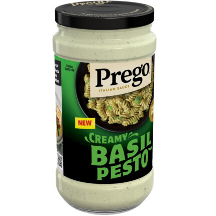 Prego, Creamy Basil Pesto Italian Sauce, Case Of 12, 14.5 Oz
