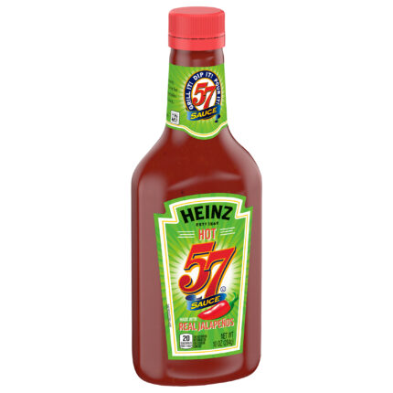 Heinz, Real Jalapeno Hot 57 Sauce, Case Of 12, 10 Oz
