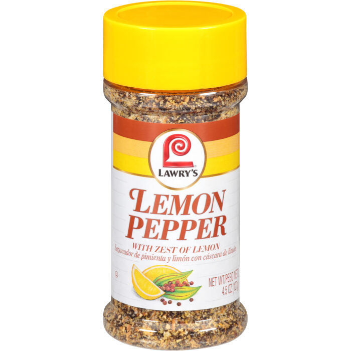 Lawry'S, Lemon Pepper Shaker, Case Of 12, 4.5 Oz - Image 1