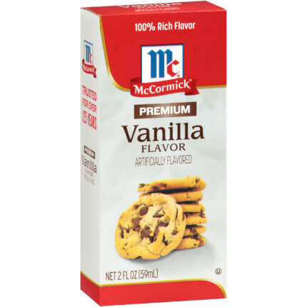 Mccormick, Premium Vanilla Flavor, Case Of 6, 2 Fl Oz
