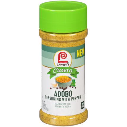 Lawry'S, Adobo Seasoning With Pepper, Case Of 12, 14.37 Oz