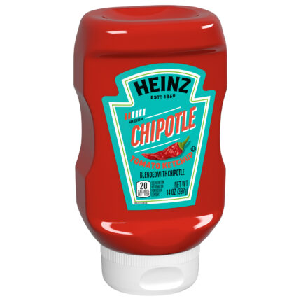 Heinz, Tomato Ketchup Blended With Chipotle Squeeze Bottle, Case Of 6, 14 Oz