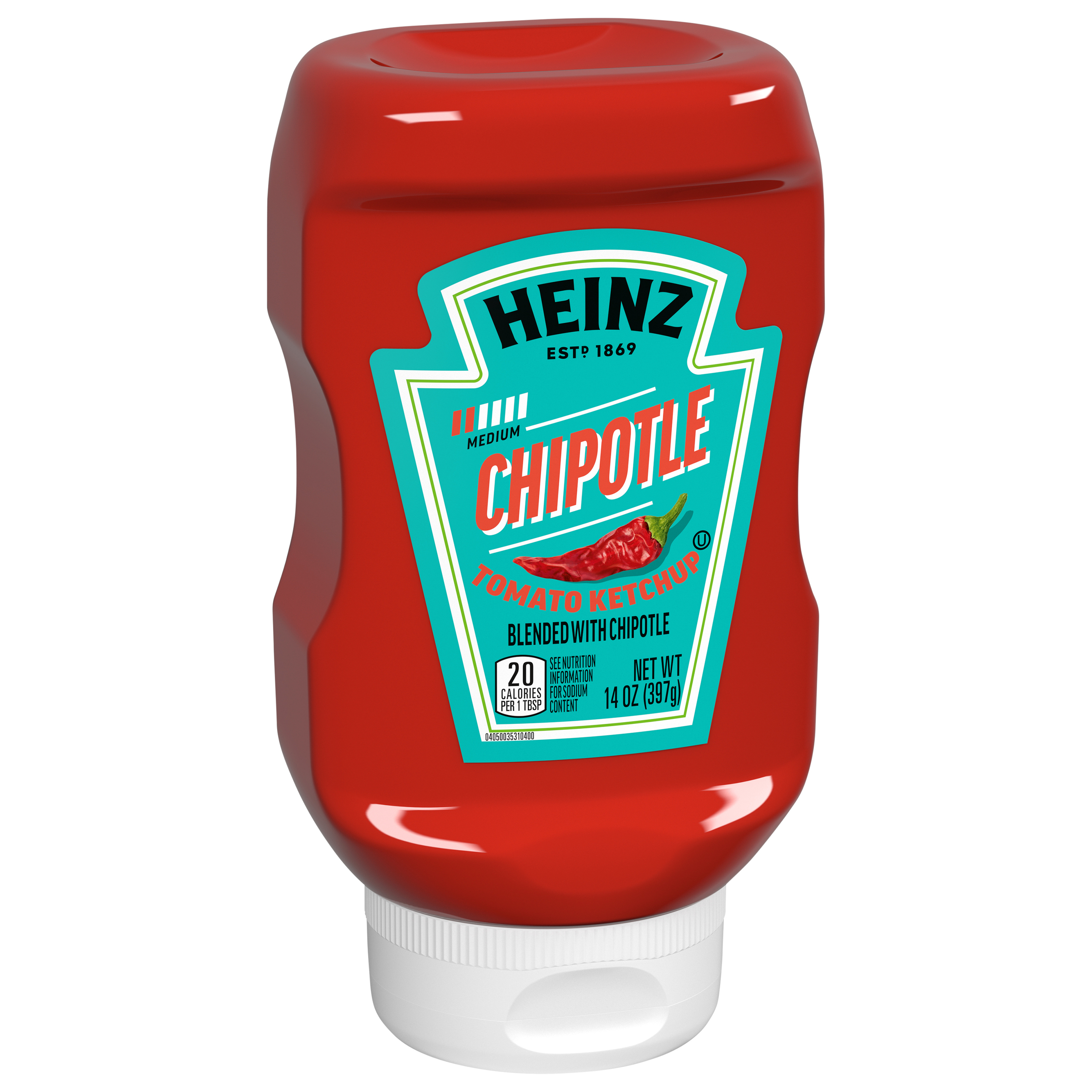raixoxaicblnm2kabcxs_1WorldSync_F.jpg Heinz, Tomato Ketchup Blended With Chipotle Squeeze Bottle, Case Of 6, 14 Oz - Image 1
