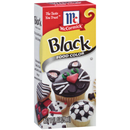 Mccormick, Black Food Color, Case Of 6, 1 Oz