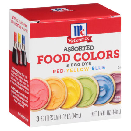 Mccormick, Assorted Food Coloring Kit, Case Of 8, 1.5 Fl Oz