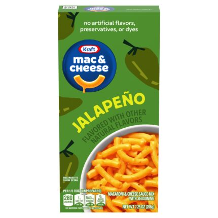 Kraft, Mac And Cheese Jalapeno, Case Of 12, 7.25 Oz