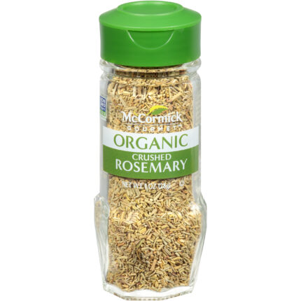 Mccormick, Gourmet Organic Crushed Rosemary Shaker, Case Of 3, 1 Oz