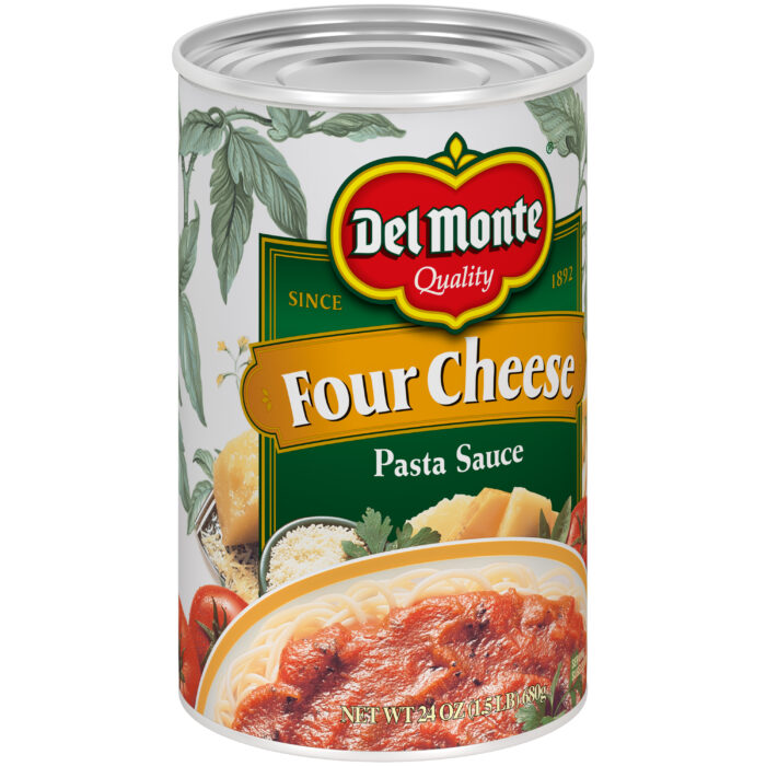 Del Monte, Four Cheese Pasta Sauce, Case Of 12, 24 Oz - Image 1