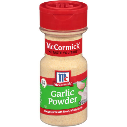 Mccormick, Garlic Powder Shaker, Case Of 6, 3.12 Oz