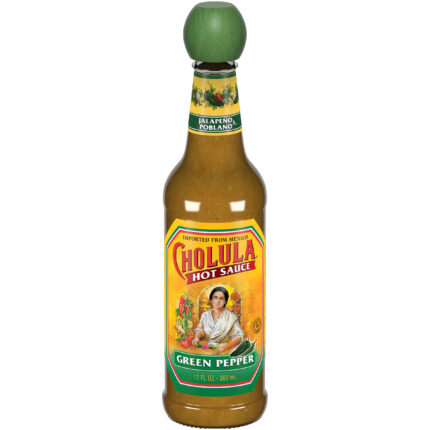 Cholula, Hot Sauce Green Pepper, Case Of 12, 12 Fl Oz