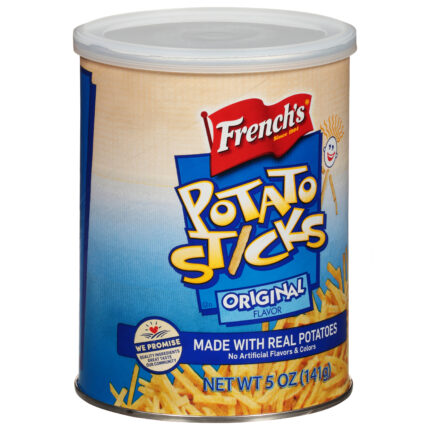 French'S, Original Potato Sticks Canister, Case Of 12, 5 Oz