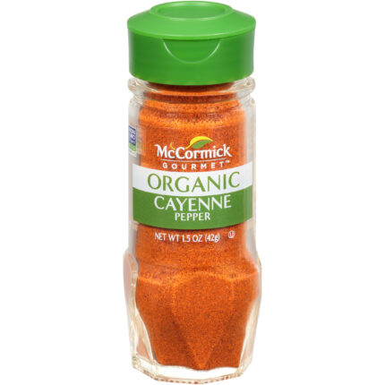 Mccormick, Gourmet Organic Cayenne Pepper Shaker, Case Of 3, 1.5 Oz