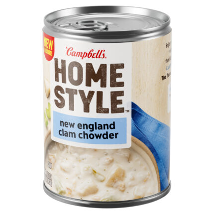 Campbell'S, Homestyle England Clam Chowder Soup, Case Of 12, 16.3 Oz