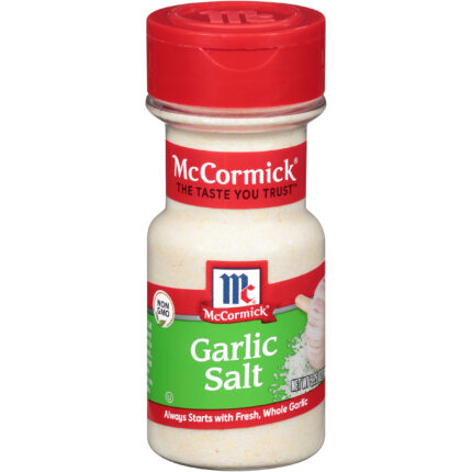 Mccormick, Garlic Salt Shaker, Case Of 6, 5.25 Oz