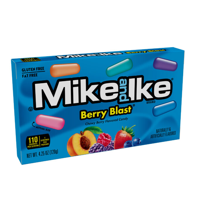 Mike And Ike, Berry Blast Candy, Case Of 12, 4.25 Oz - Image 1