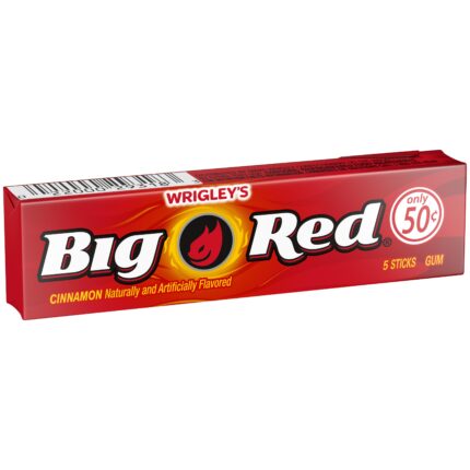 Wrigley, Big Red Gummie 5 Sticks Per Pack, Case Of 40, 5 Ct