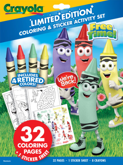 Crayola Clr/Act Set 1,Limited Edit Prog,18Pk