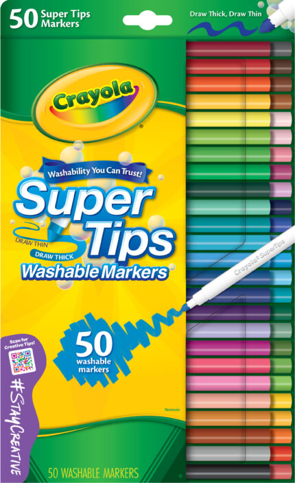 Crayola Mkr 50Ct Supertips Wsh