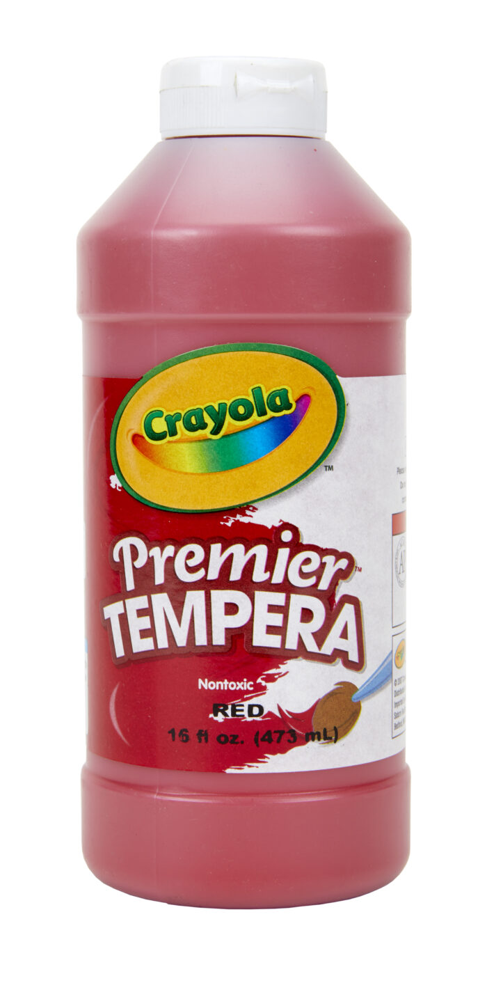 Crayola 16 Oz Premier Tempera Paint - Red - Image 1