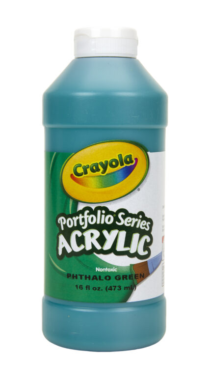 Crayola 16 Oz Portfolio Series Acrylic Paint - Phthalo Green