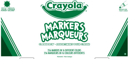 Crayola Clspk 16Ct Reg B/L 256Ct