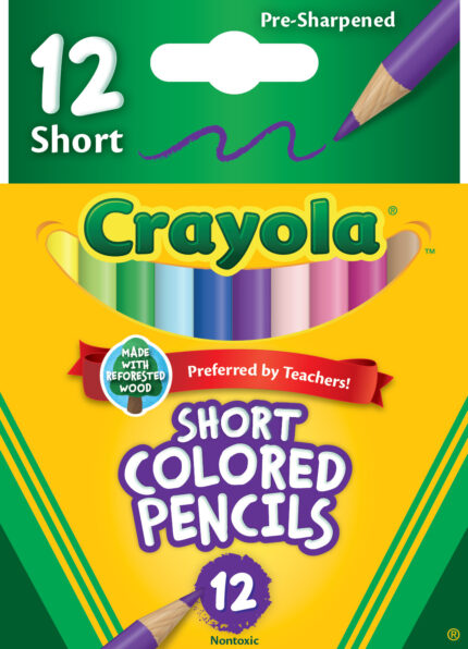 Crayola Pcl 12 Asstd Clrs Short