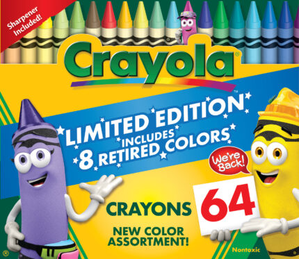 Crayola Cryn,64Ct Crayon Lim Edit Prog,12Pk