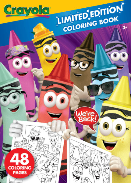 Crayola Clrgbk,48Pgs,Lim Edit Prog,24Pk