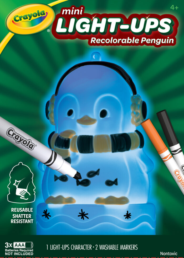Crayola Light Ups Mini Penguin,12Pk - Image 1