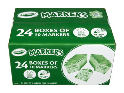 Crayola Mkr,10Ct Bl Reg Bulk, 2Pk (24 Units/Pk)