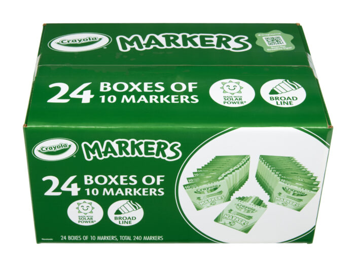 Crayola Mkr,10Ct Bl Reg Bulk, 2Pk (24 Units/Pk) - Image 1