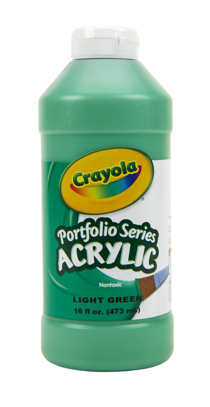 Crayola 16 Oz Portfolio Series Acrylic Paint - Light Green - Image 1