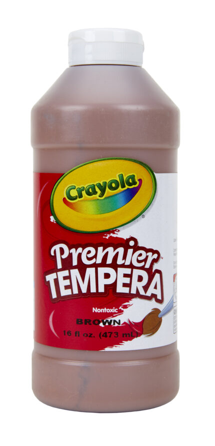Crayola 16 Oz Premier Tempera Paint - Brown