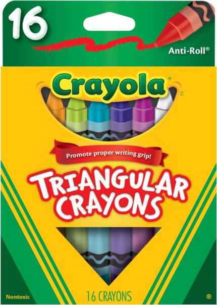 Crayola 16Ct,Tri/Antiroll Cray,Nonwash