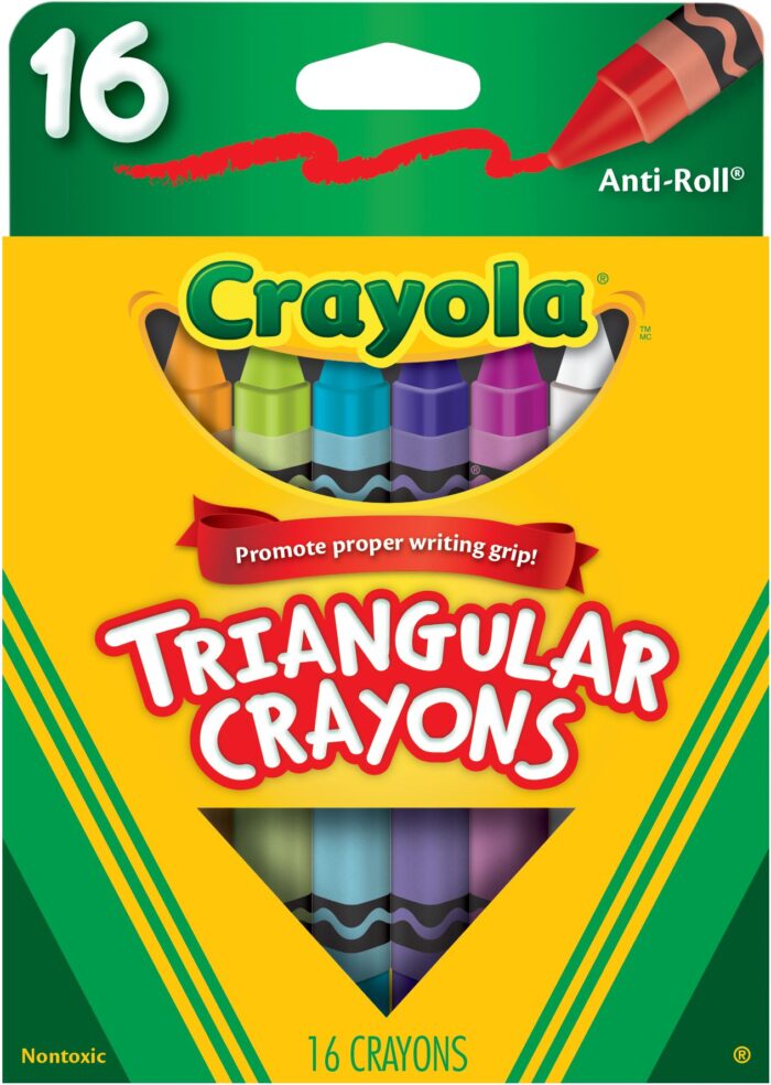 Crayola 16Ct,Tri/Antiroll Cray,Nonwash - Image 1