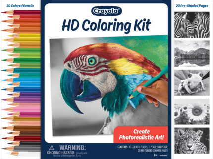Crayola Hd Coloring Kit,4Pk