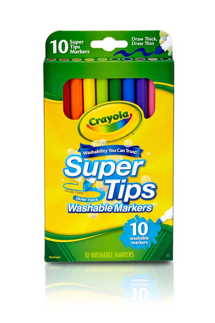 Crayola Mkr 10Ct Super Tip     Ne61Cp - Image 1